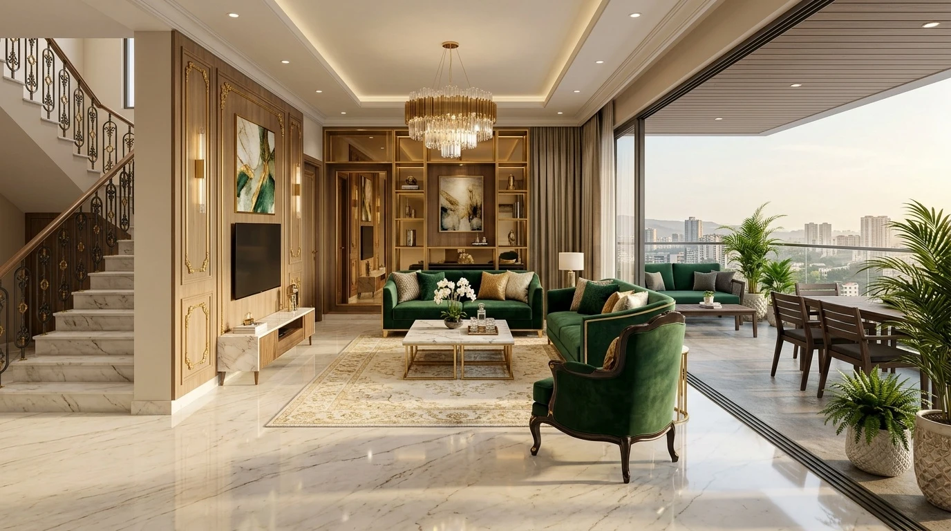 Vikas Ritzenia Kalyan Premium Interior Living Room